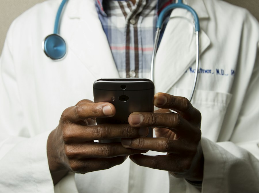 Healthcare professionals providing medical care